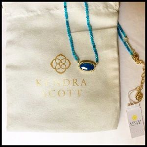 Kendra Scott Jewelry - Kendra Scott Elisa Beaded Pendant Necklace & Pouch Kendra Scott Jewelry - Kendra Scott Elisa Beaded Pendant Necklace & Pouch